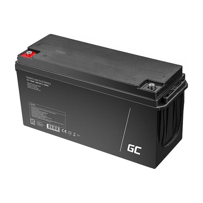 Bateri Green Cell AGM32, 12V, 150Ah, AGM VRLA - Zezë - 2