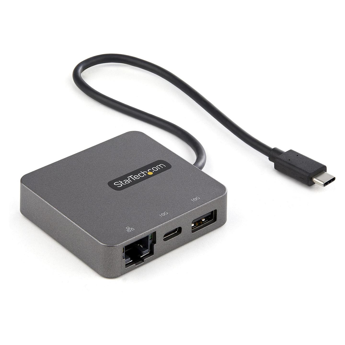 Adapter USB-C StarTech.com DKT31CHVL, HDMI 4K, VGA, USB-A, USB-C 10Gbps, Gigabit Ethernet - Zezë/Hiri - 1