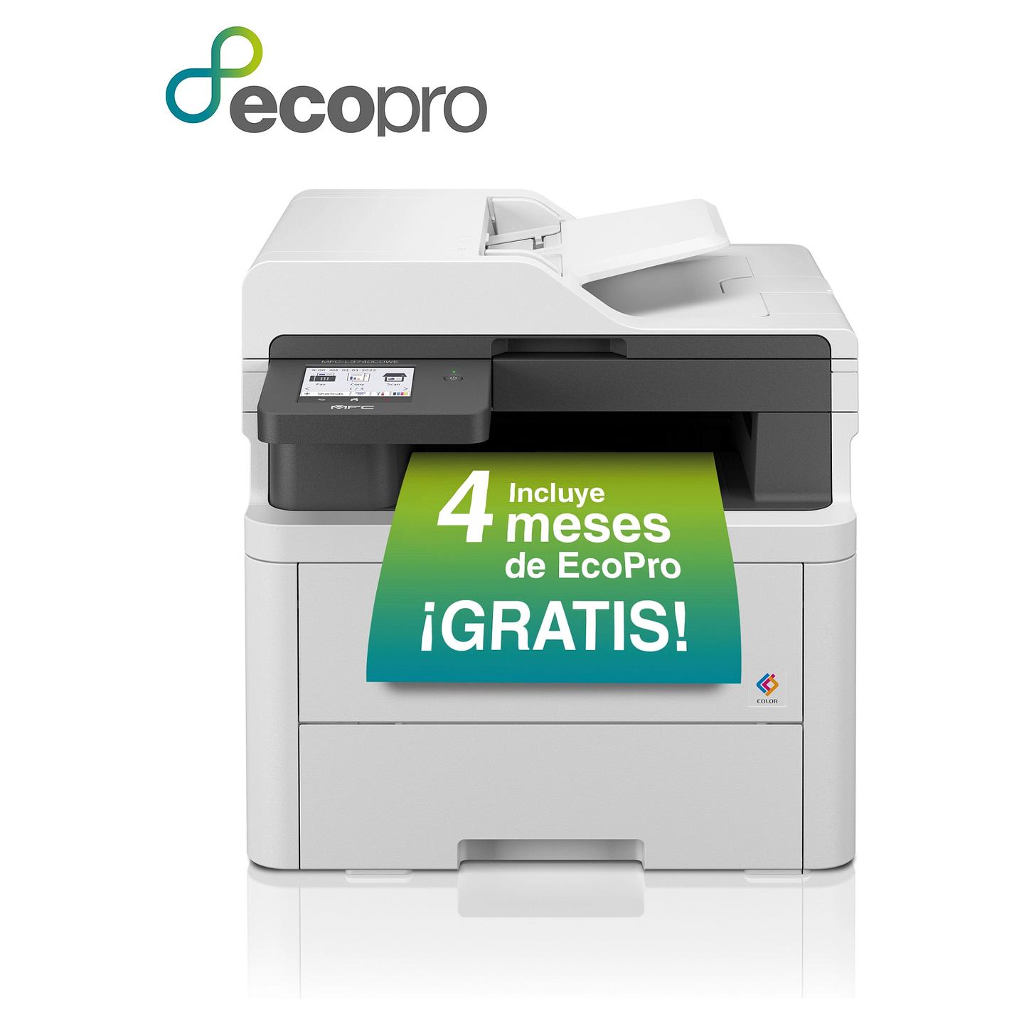 Printer Multifunksional Brother MFC-L3740CDWE 4in1 LAN WLAN ADF Duplex - 7