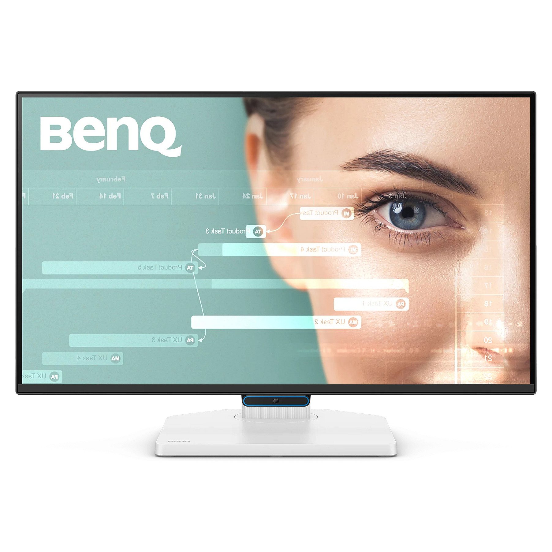 Monitor BenQ GW2490TC / 23.8"/ Full HD IPS / LED / 144Hz / 5ms / HDMI+USB+DP - Bardhë - 9
