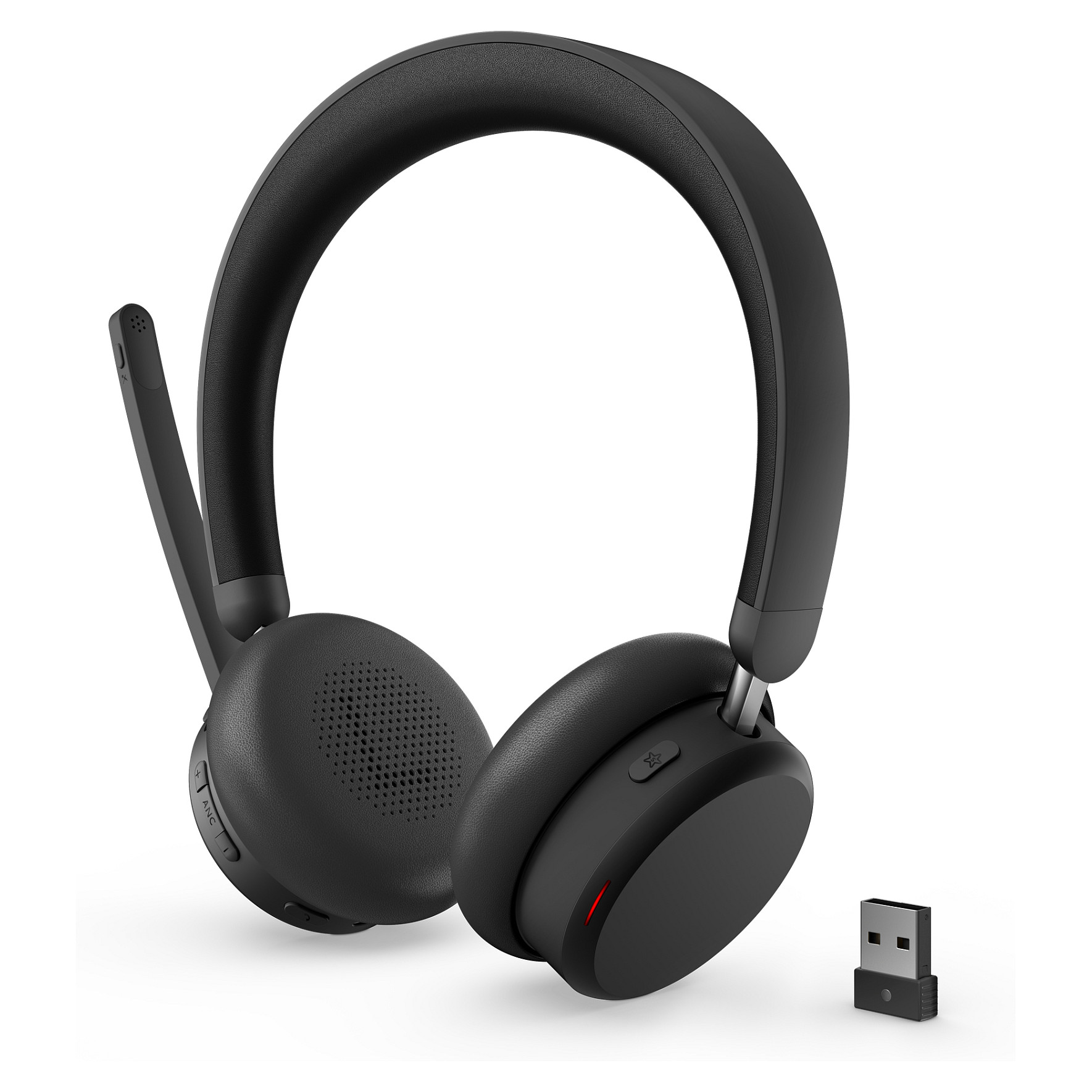 Kufje pa kabllo Lenovo Dual-Mode Wireless ANC Headset 6550 USB-A Teams – Zezë - 3