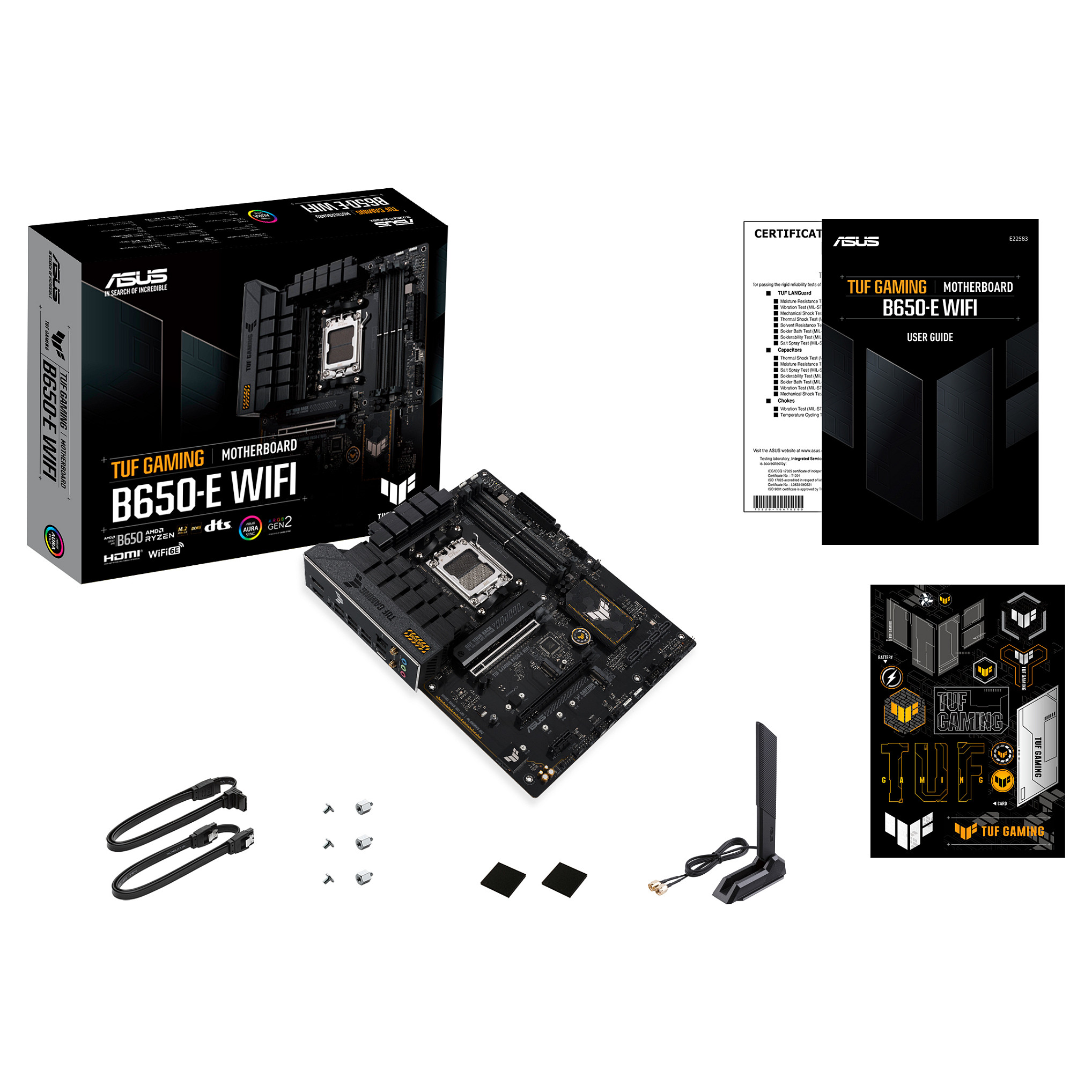 Pllakë Amë ASUS TUF GAMING B650-E WIFI DDR5 ATX - 12