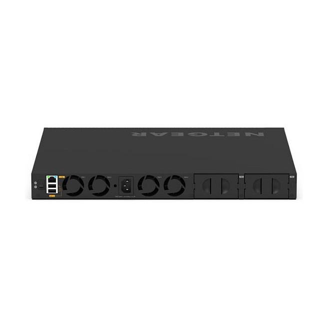 Switch NETGEAR M4350-24M4X4V (MSM4332), 24 porta 2.5G PoE++, 4 porta 10G Multi-Gigabit PoE++, 4 porta SFP28 25G, PoE 522W, Managed Layer 3, Rack 1U - Zezë - 6