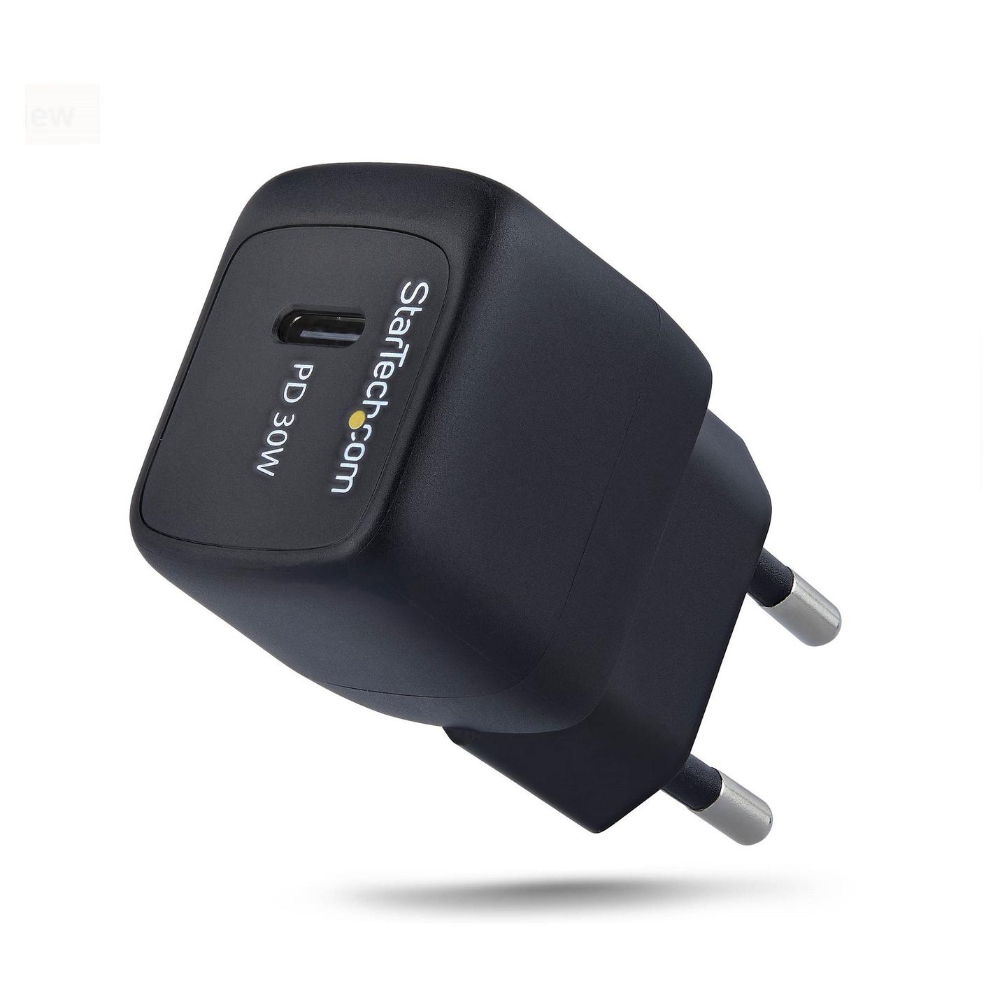 Karikues StarTech 103EB-WALL-CHARGER, USB-C, 30W, Power Delivery, GaN, 5V/9V/15V/20V - Zezë