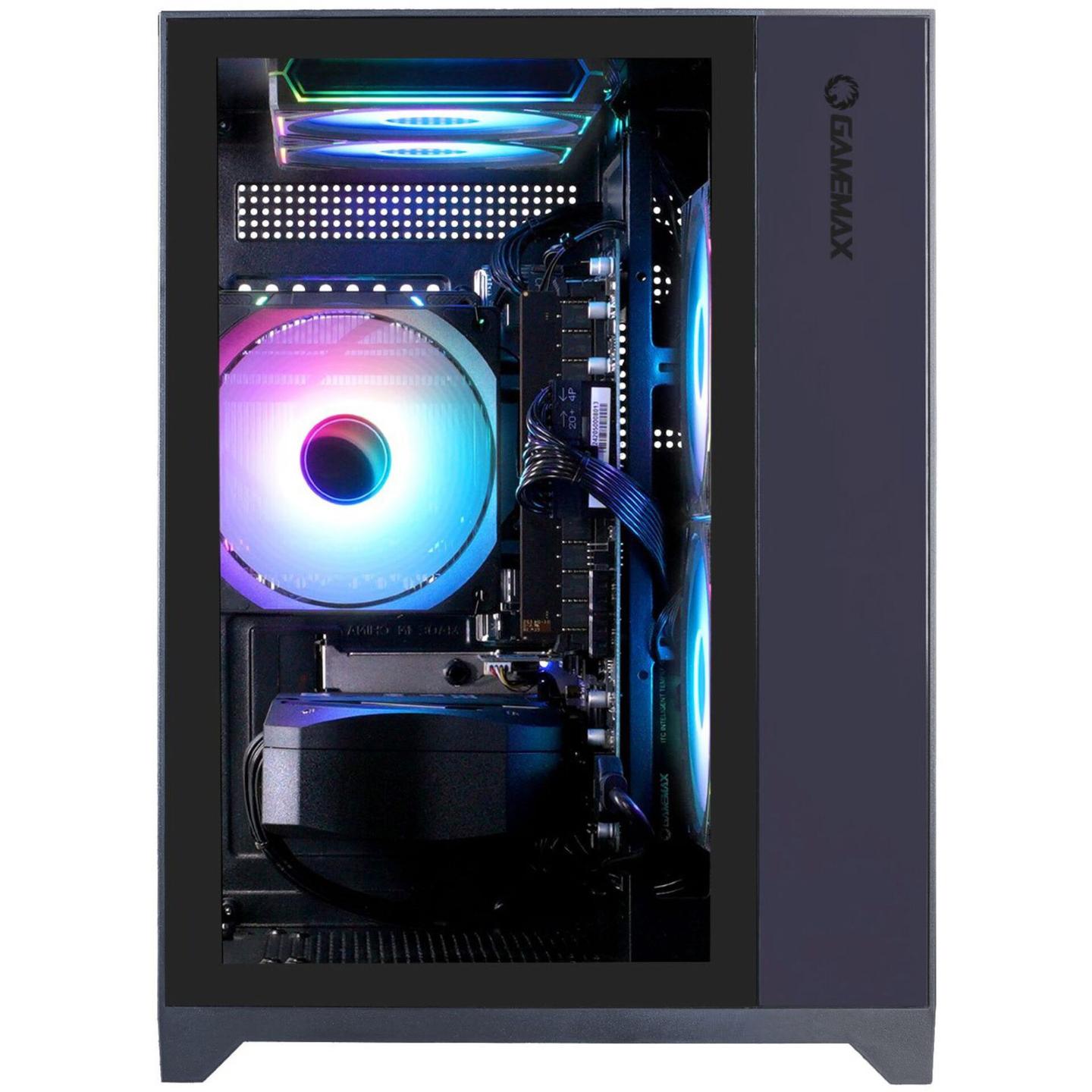 Kompjuter Gaming HYRICAN GAMEMAX Infinity Mini BK 8089, Ryzen 7 5700X, 32GB DDR4, 1TB, RTX 5060 - Zezë - 2