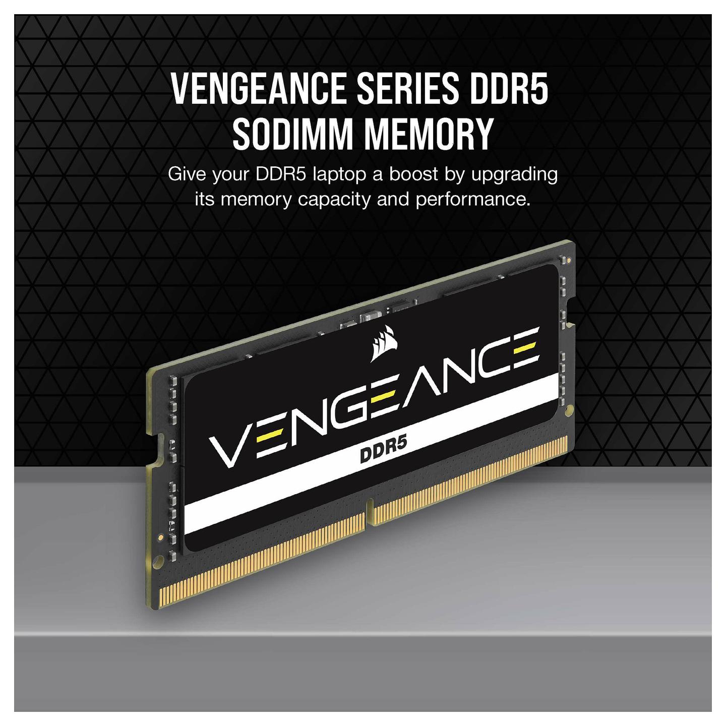 RAM Memorie DDR5 Corsair Vengeance / 64GB (2x32GB) / SO-DIMM / 5600MHz / CL48 / 262-pin / ECC - 5