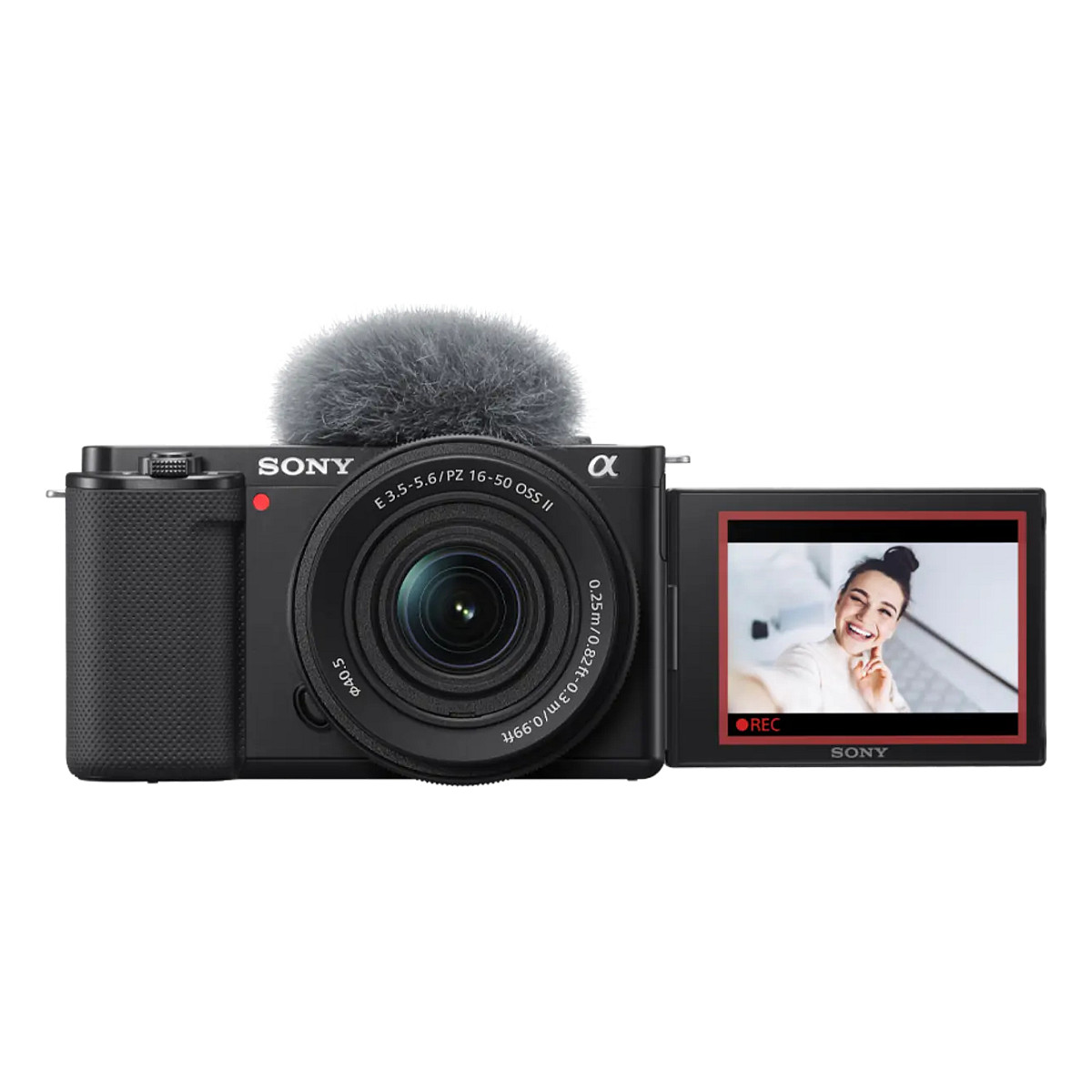 Kamerë digjitale Sony ZV-E10 / APS-C / 24.2MP / 4K / 16-50mm F3.5-5.6 OSS II / 3" Touchscreen - Zezë - 2
