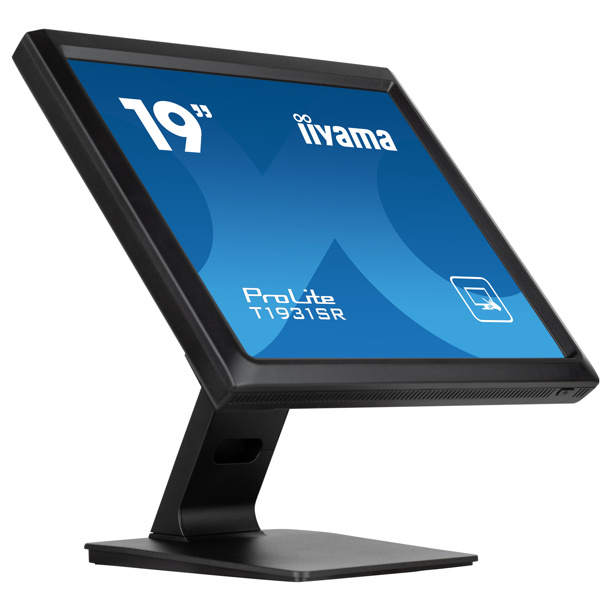 Monitor IIYAMA T1931SR-B1S / 19″ / SXGA IPS LCD Touch / 14ms / HDMI + DP + VGA - Zezë - 1
