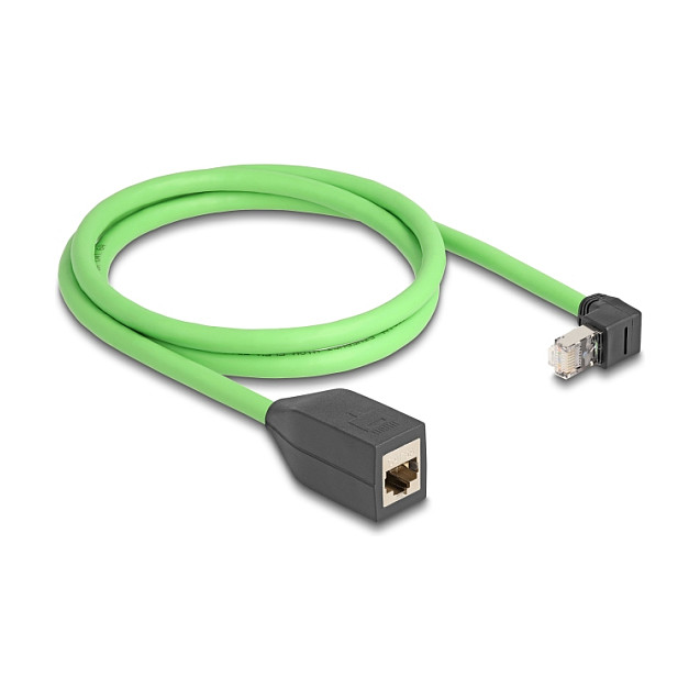 Kabllo Rrjeti Delock RJ45 CAT 6A Zgjatuese 1m - Gjelbër - 2