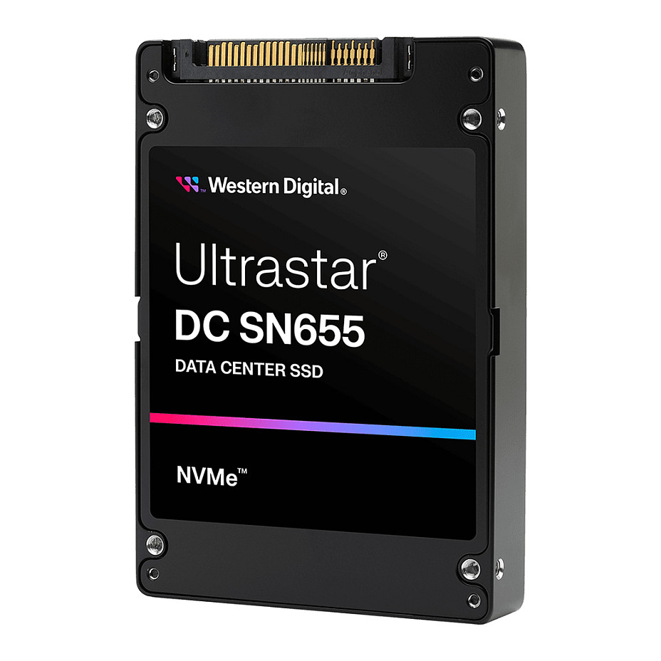 SSD i brendshëm 3.84TB SanDisk Ultrastar DC SN655 NVMe PCIe Gen4 U.3 TCG-Ruby - 1