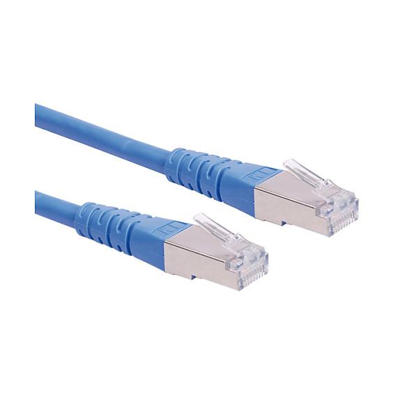 Kabllo për Rrjet ROLINE 21.15.1384 / Cat 6 / S/FTP / RJ-45 / 10m - Blu