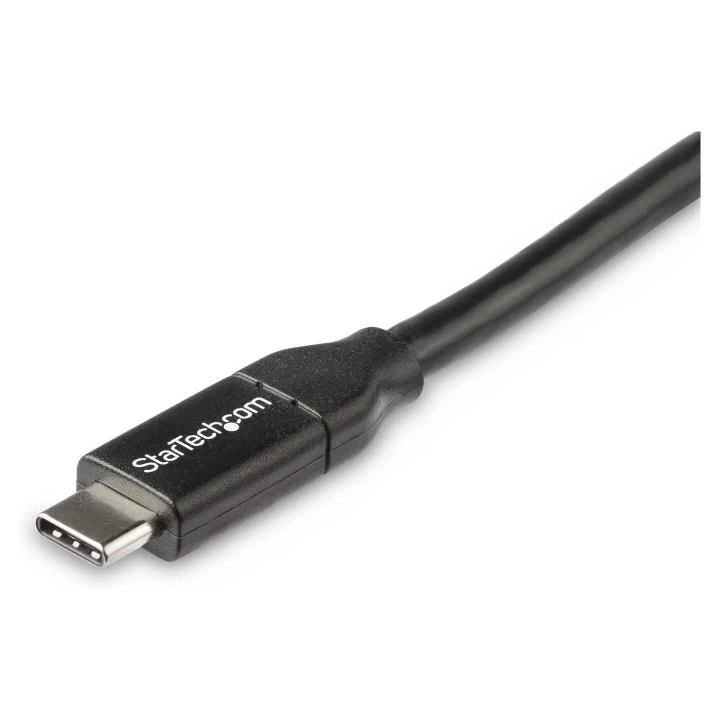 Kabllo USB StarTech.com USB2C5C50CM, USB-C në USB-C, USB 2.0, 100 W, 0,5 m - Zezë - 2