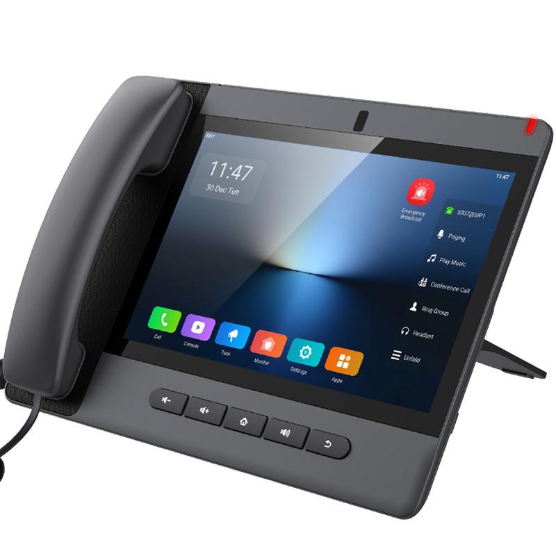 Telefon VoIP Fanvil A330, 20 Linja SIP, Ekran me Prekje 10.1", Wi-Fi 6, Bluetooth 5.4, PoE - Zezë - 3