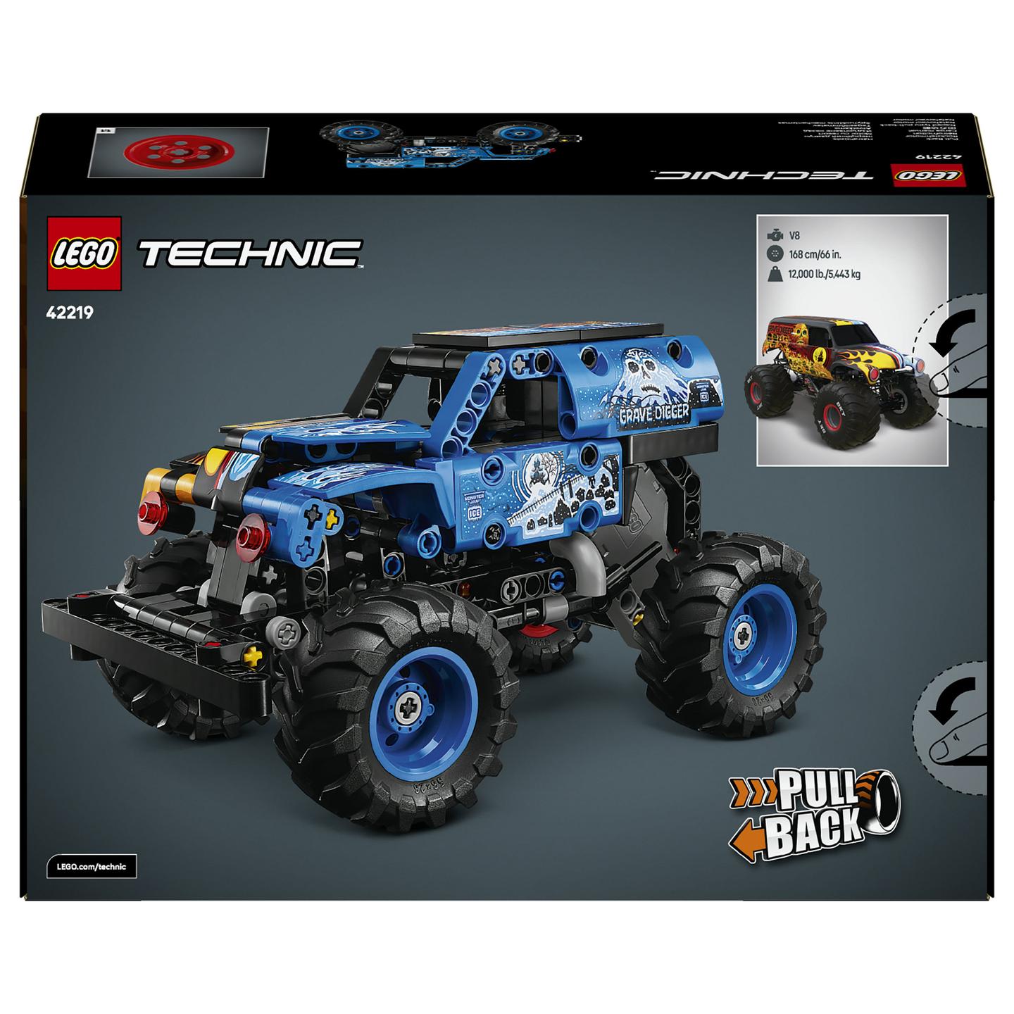 LEGO Technic Monster Jam Grave Digger Fire and Ice 42219 - 7