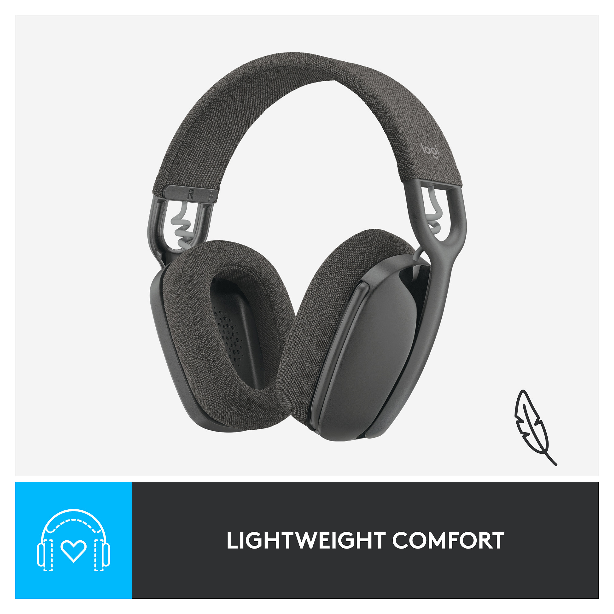 Kufje pa Kabllo Logitech / Zone Vibe 100 - Zezë - 14