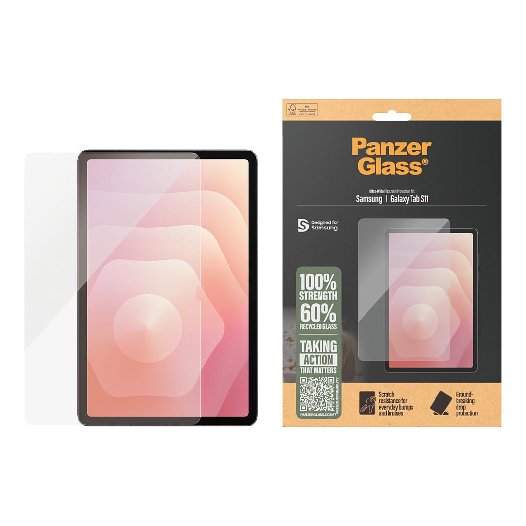 Aksesorë për Tablet PanzerGlass PG72109 / Screen Protector / Galaxy Tab S11 / Ultra-Wide Fit - Transparent - 2