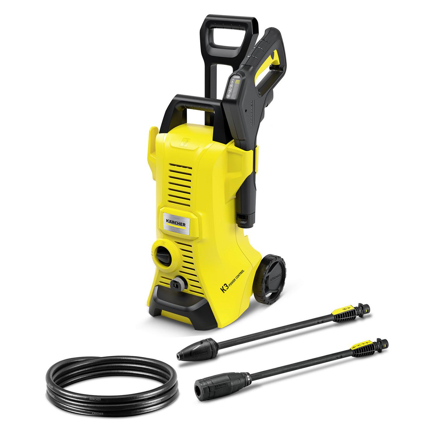 Pastrues me Presion Kärcher K 3 Power Control / 1600W / 120bar / 380l/h / 7m - Verdhë/Zezë