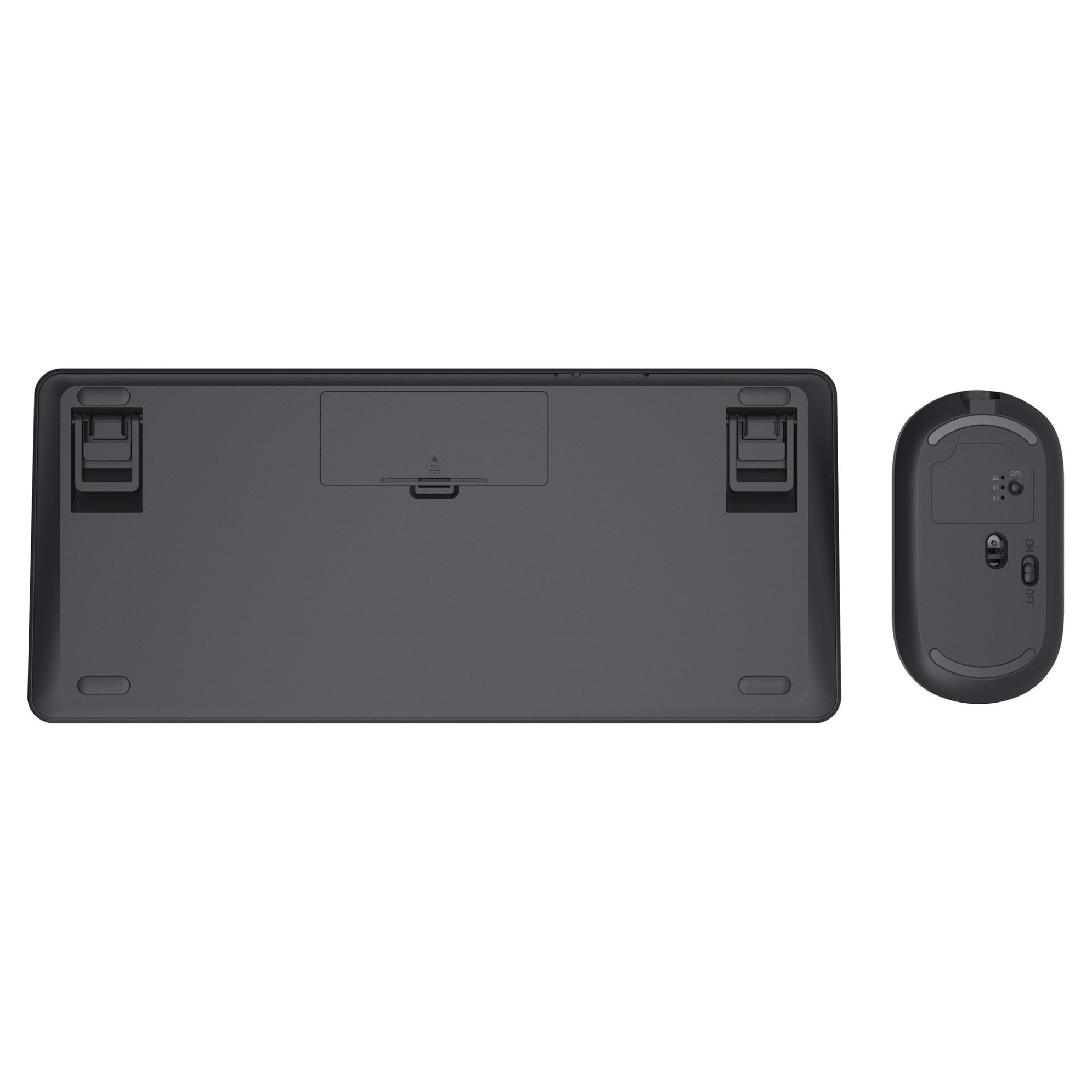 Combo (Tastierë&Maus) Trust Lyra / Mini / QWERTZ / RF Wireless + Bluetooth / Scissor Switch - Zezë - 4
