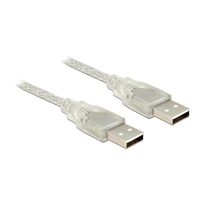 Kabllo USB DeLOCK 83891, USB 2.0, USB-A në Micro-B, 5 m - Transparente