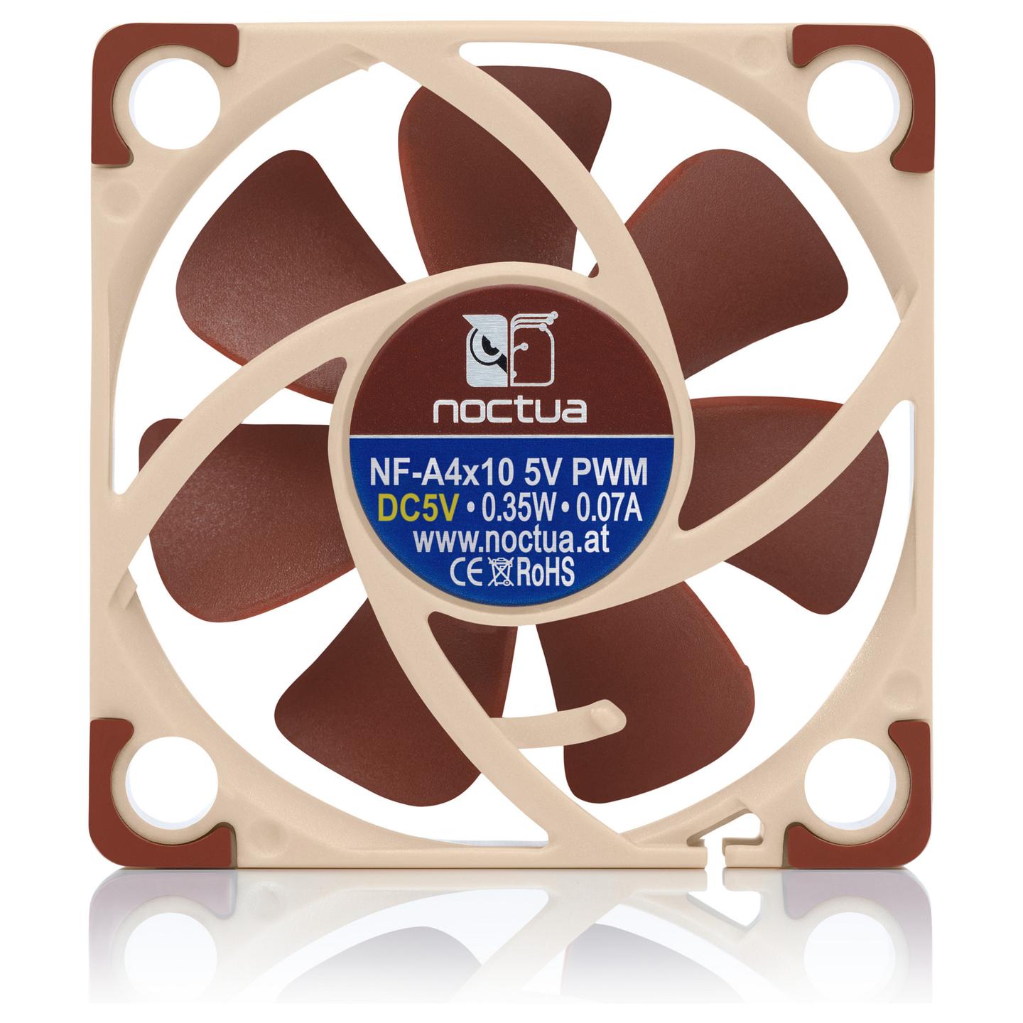 Ftohës për Kasë Noctua NF-A4x10 5V / 40mm / 1000-5000 RPM / PWM – Krem/Kafe - 4