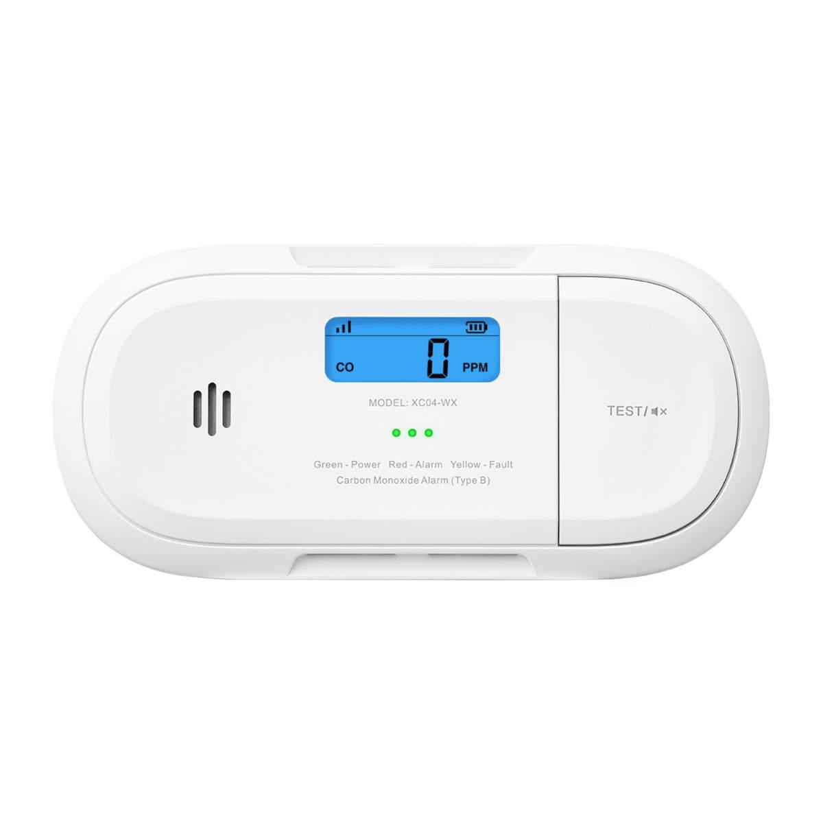 Detektues Monoksidi Karboni X-Sense XC04-WX / ZASXS00171WEU / Wi-Fi 2.4GHz / Electrochemical / Smart App / LCD – Bardhë