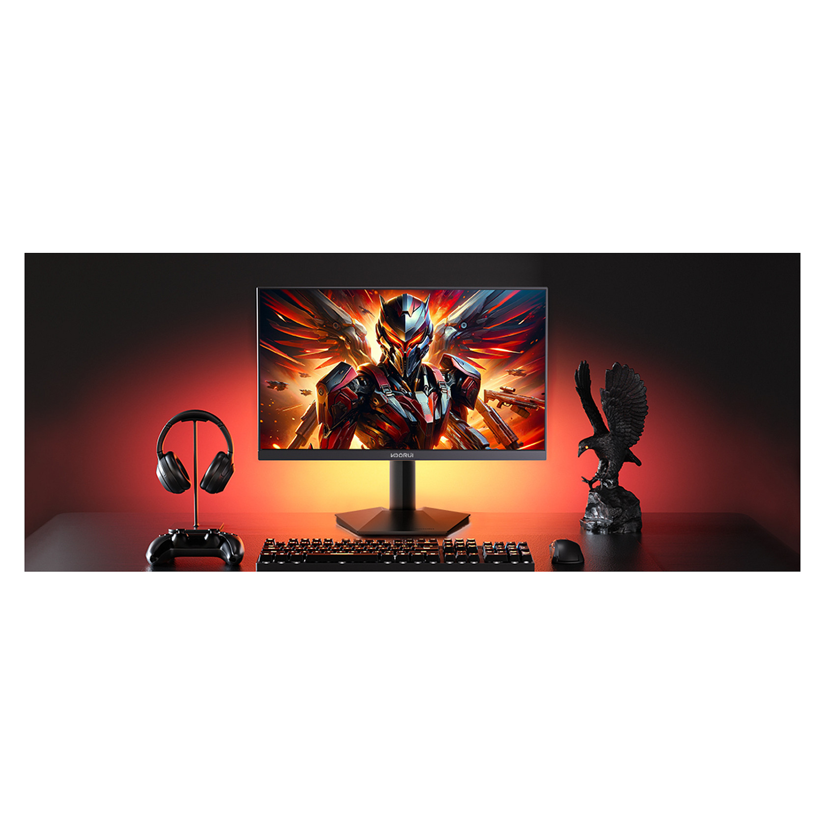 Monitor Gaming KOORUI G2411P / 23.8" / Full HD IPS / 200Hz / 1ms / HDMI+DisplayPort - Zezë - 17