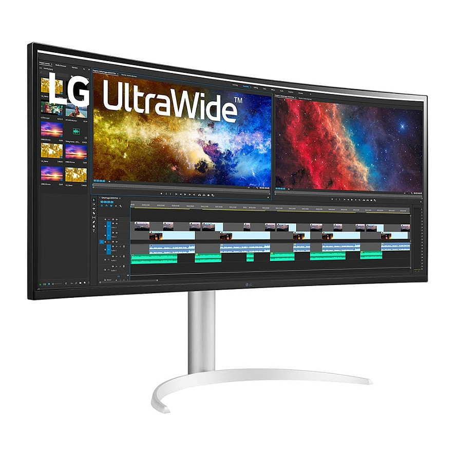 Monitor LG 38BQ85C-W / 37.5" / UltraWide WQHD+ IPS / 75Hz / 5ms / HDMI+DP+USB-C+USB - Bardhë/Argjend - 4