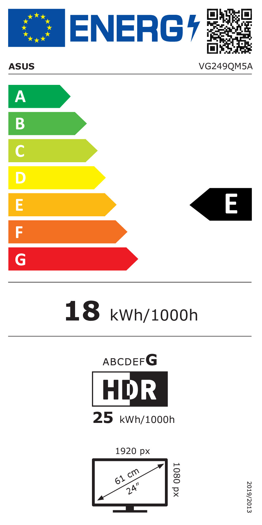 Monitor Gaming ASUS TUF VG249QM5A / 23.8"/ Full HD Fast IPS AG / LCD / 240Hz / 1ms / HDMI + DisplayPort  + HDCP - Zezë - 7