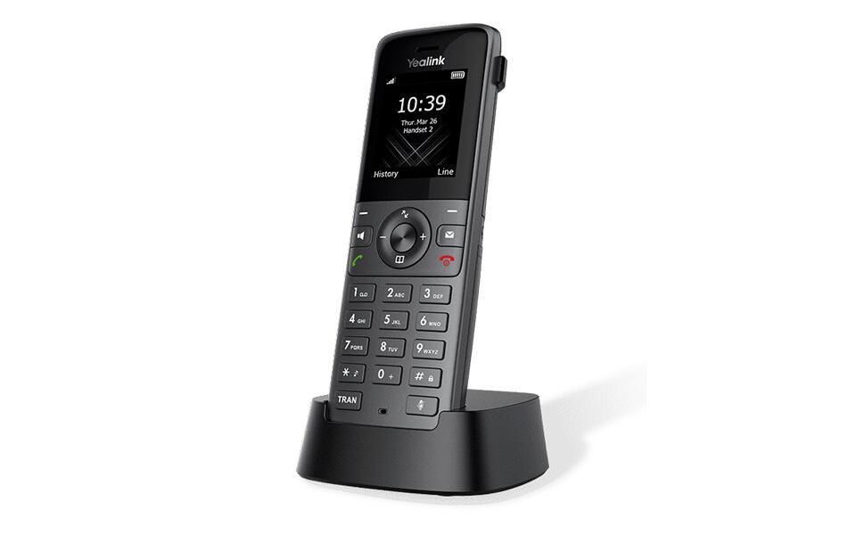 Telefon i thjeshtë Yealink W73H / Cordless Expansion Handset / DECT – Zezë