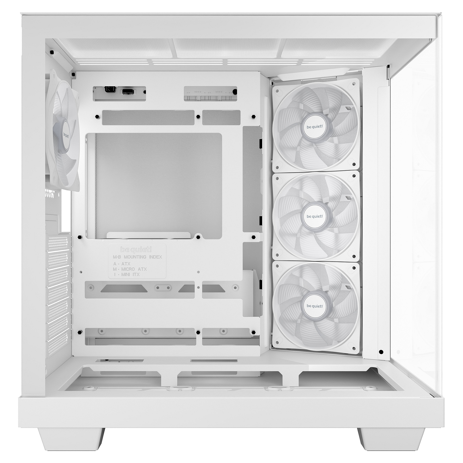 Kasë Midi be quiet! Light Base 500 LX – Bardhë - 7