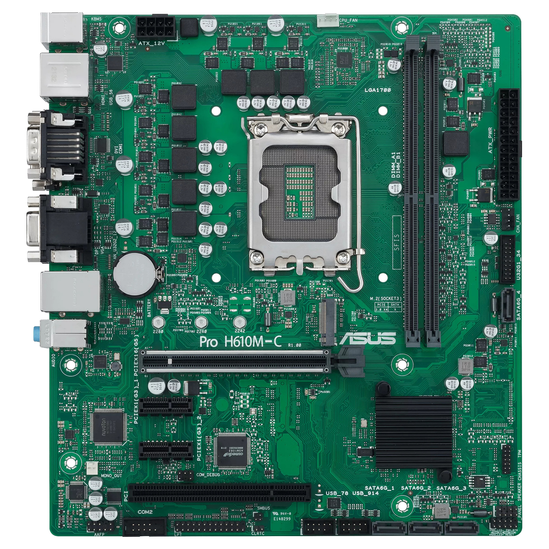 Pllakë Amë ASUS PRO H610M-C-CSM - 2