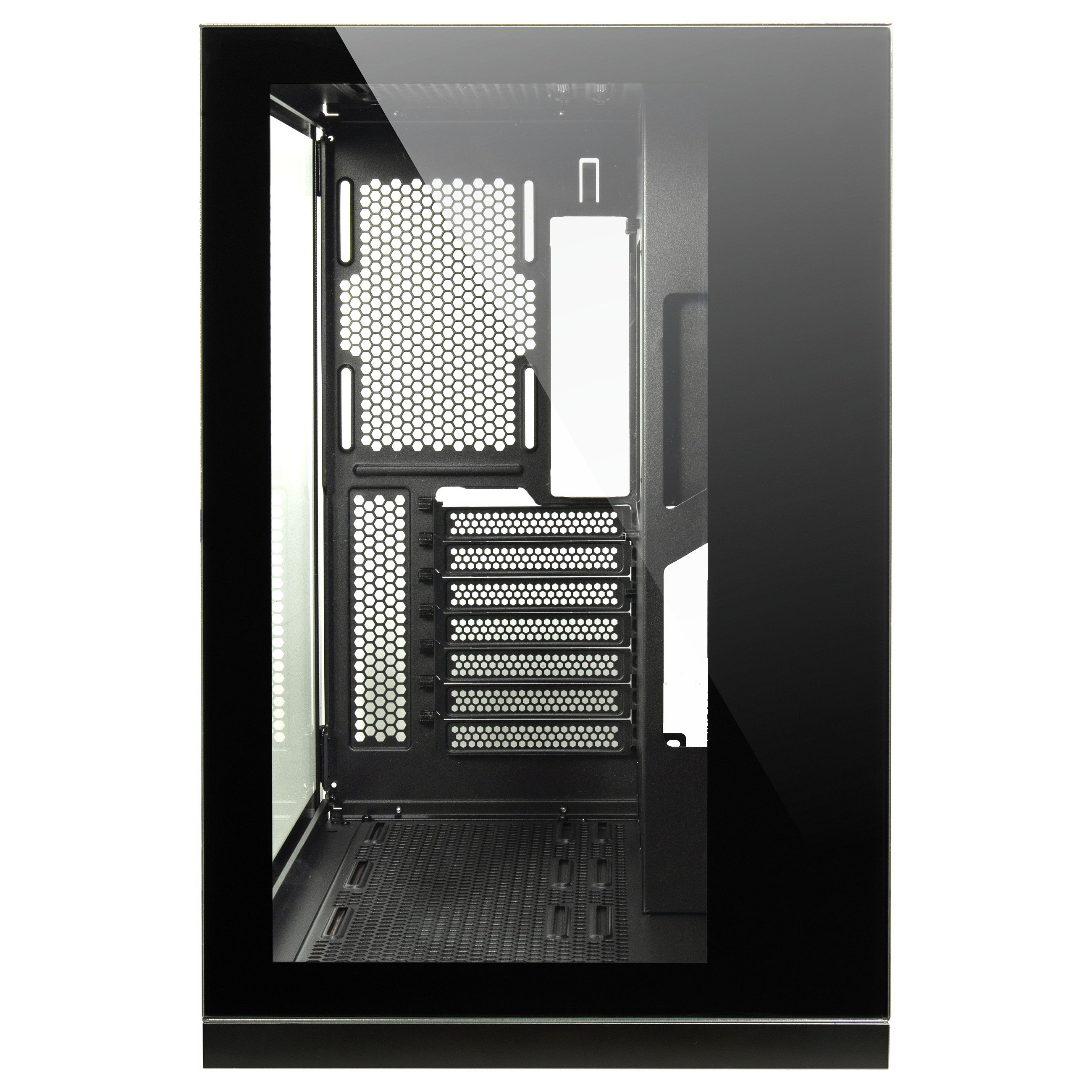 Kasë PC Inter-Tech C-703 Vision / Midi Tower / ATX / 10x 120mm Fan Support / 3x 2.5" + 2x 3.5" Bay / Tempered Glass - Zezë - 3