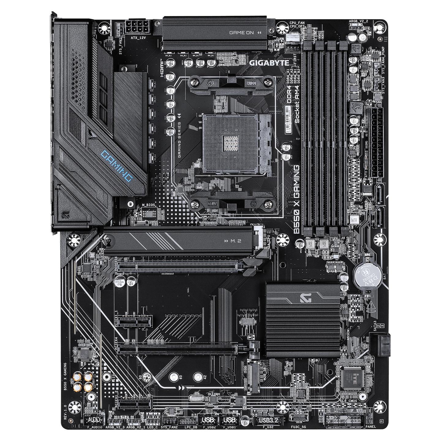 Pllakë Amë Gigabyte B550 GAMING X V2 / AMD AM4 / DDR4 / ATX - 2