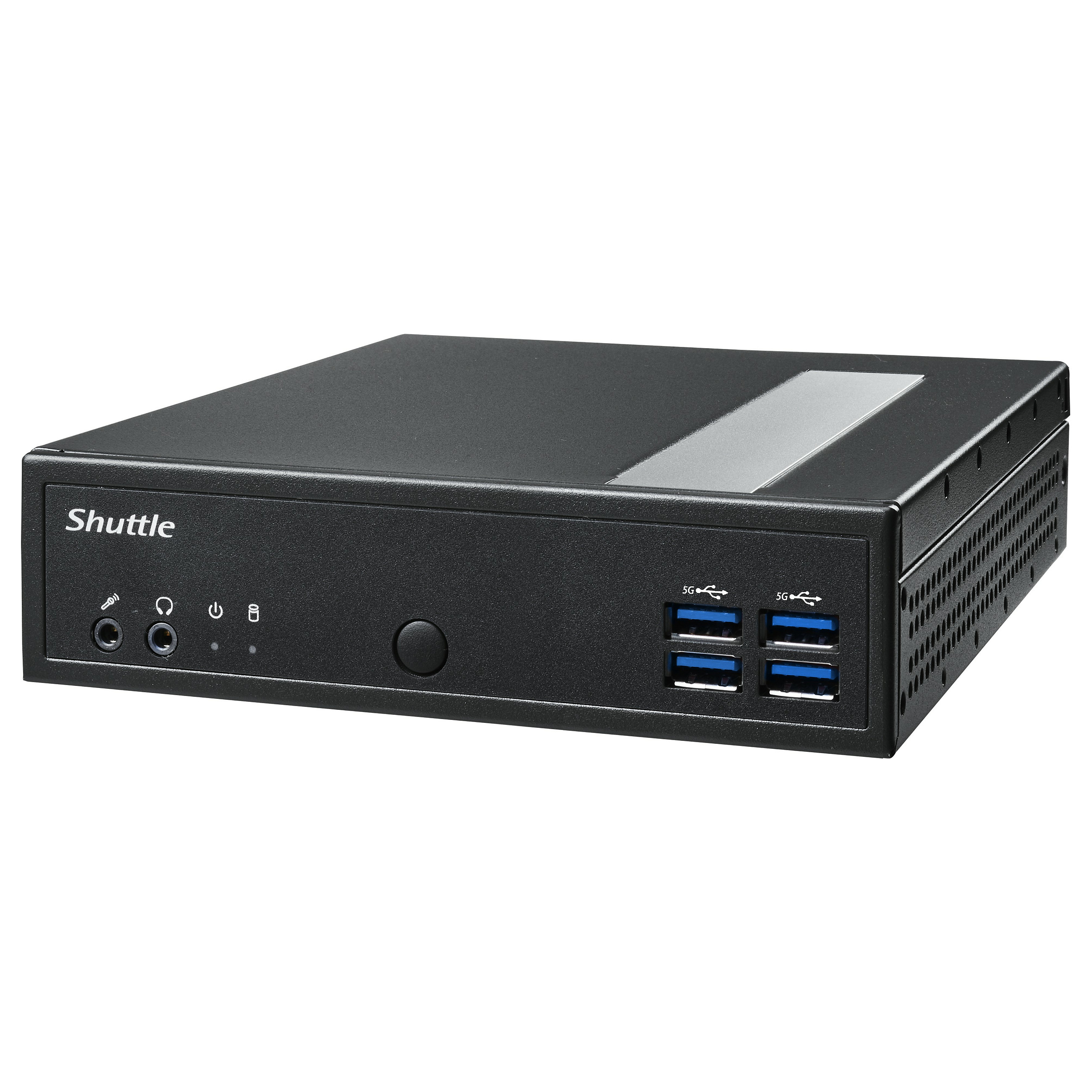 Mini Kompjuter Shuttle XPC Slim Barebone DL30N – Intel N100 / DDR5 / Dual 2.5G LAN / Fanless Design - Zezë - 1