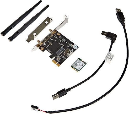 Karta të Rrjetit Fujitsu FPCLP109GP, PCIe x1, Wi-Fi 6 802.11ax 2x2 + Bluetooth 5.2, 2x2 MU-MIMO, Low Profile - 2