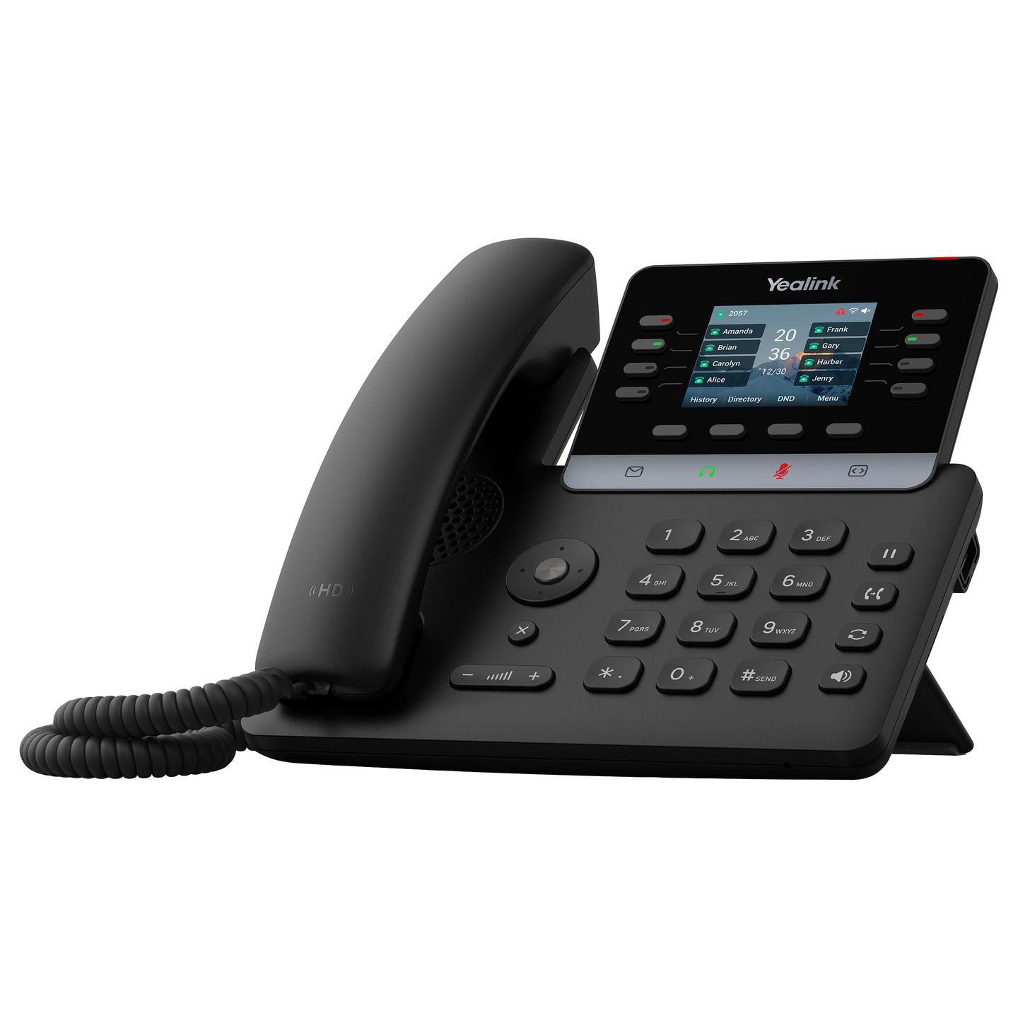 Telefon VoIP Yealink T73W, SIP, 2.8", LCD, Wi-Fi 6, Bluetooth 5.0, 2x Gigabit Ethernet, USB 2.0 - Zezë - 3