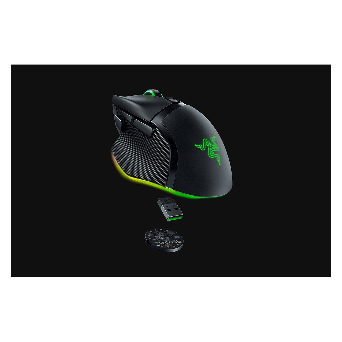 Modul Karikimi pa Kabllo Razer Wireless Charging Puck, për Basilisk V3 Pro, Cobra Pro, Naga V2 Pro – Zezë - 8