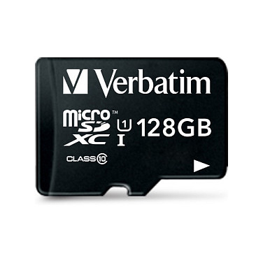 Kartë Memorie SD CARD 128GB Verbatim Pemium MicroXC 90MB/s +Adapter - 2