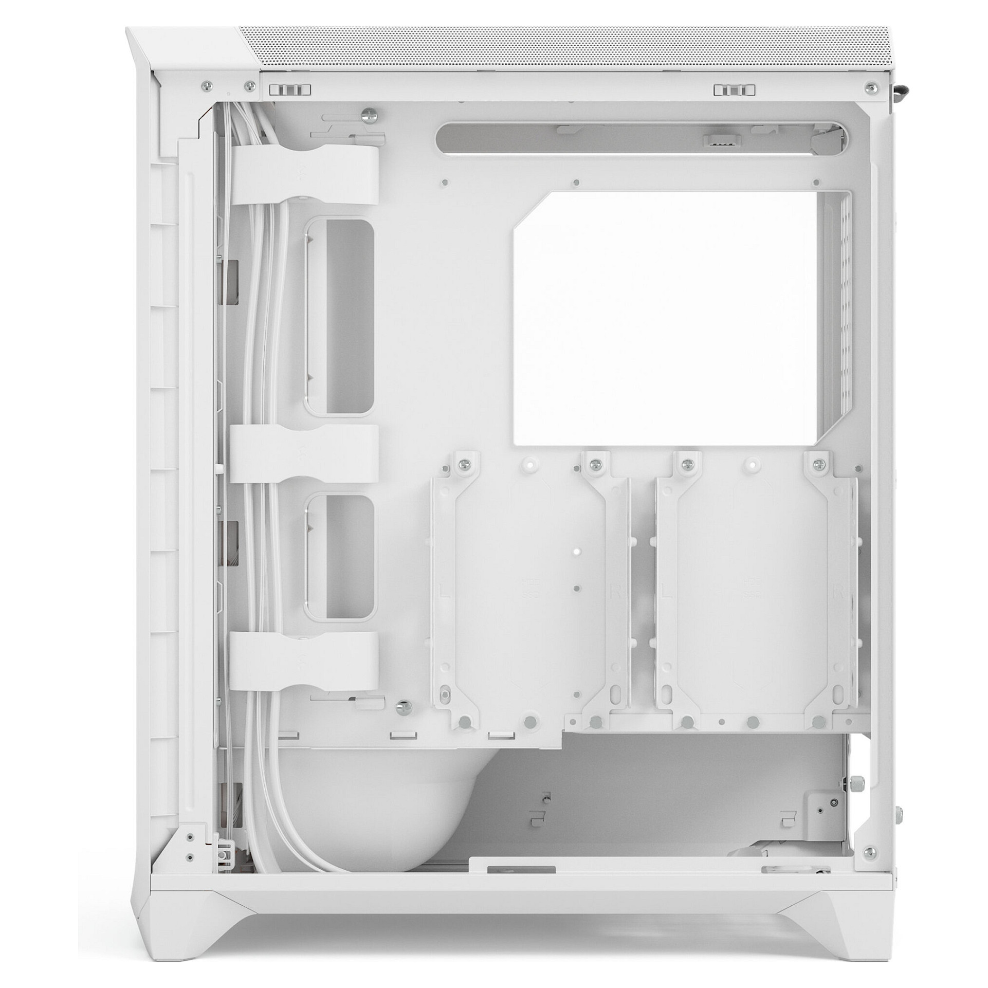 Kasë Midi Fractal Design Meshify 3 RGB TG Light Tint – Bardhë - 13