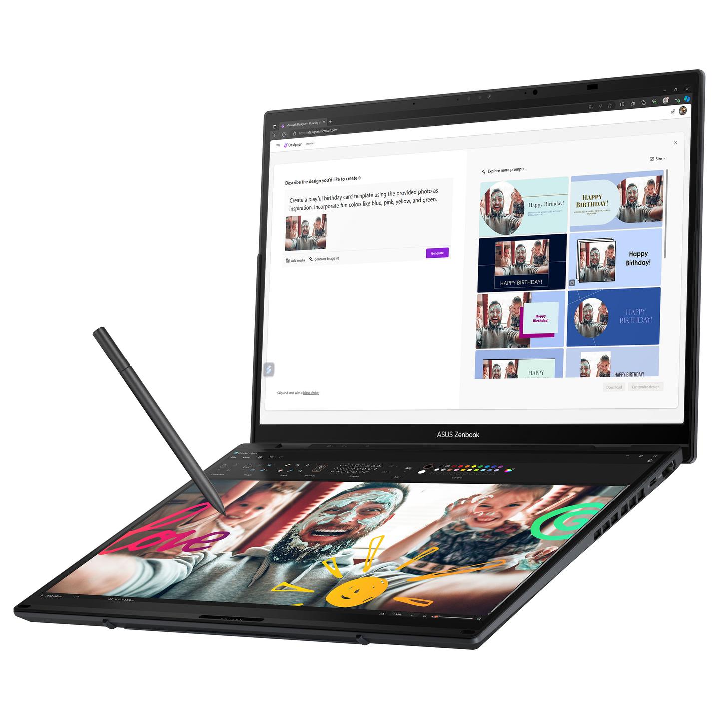 Laptop ASUS Zenbook Duo UX8406CA-QL055W / Ultra 9 285H / 16GB LPDDR5x / 1TB / 14" WUXGA OLED Touch 60Hz / Intel Arc Graphics - Hiri - 5