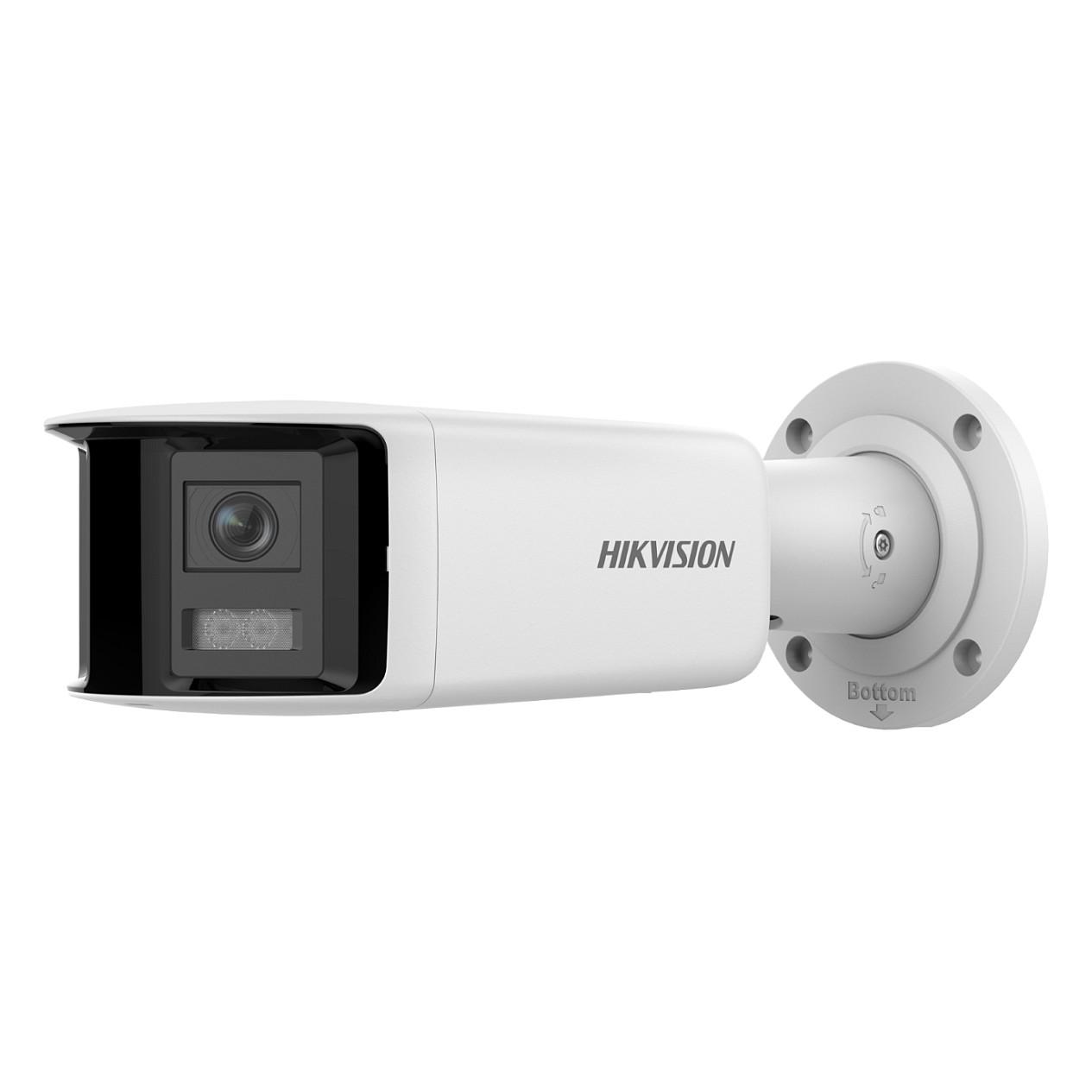 Kamerë Sigurie IP CCTV Hikvision DS-2CD2T46G2P-ISU/SL, 4MP, 2 x 2.8mm, 180°, AcuSense, DarkFighter, WDR 120 dB, PoE - Bardhë - 1