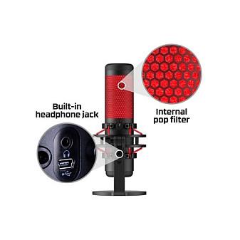 Mikrofon Gaming HyperX QuadCast, USB, 4 Pattern, 20Hz–20kHz, Red Lighting - Zezë - 17