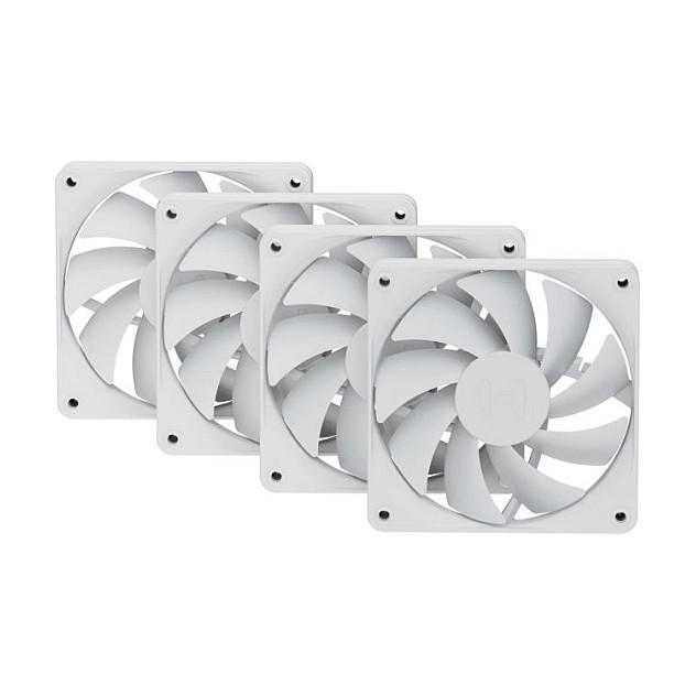 Ftohës për Kasë HYTE Flow FA12 / 120mm / 1500 RPM / PWM / 4-Pack – Bardhë