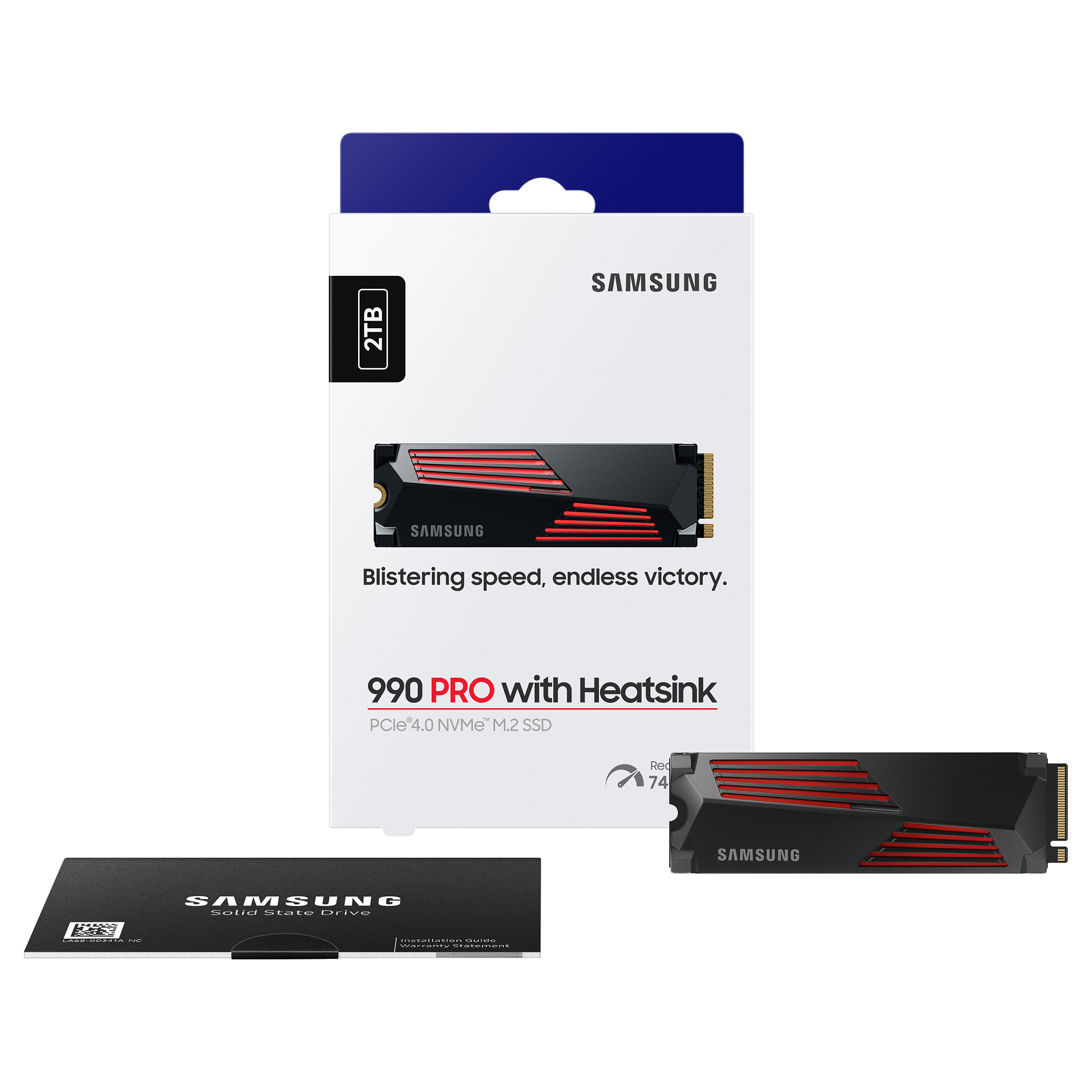 SSD të Brendshëm M.2 2TB Samsung 990 PRO Heatsink NVMe PCIe 4.0 x 4 - 11