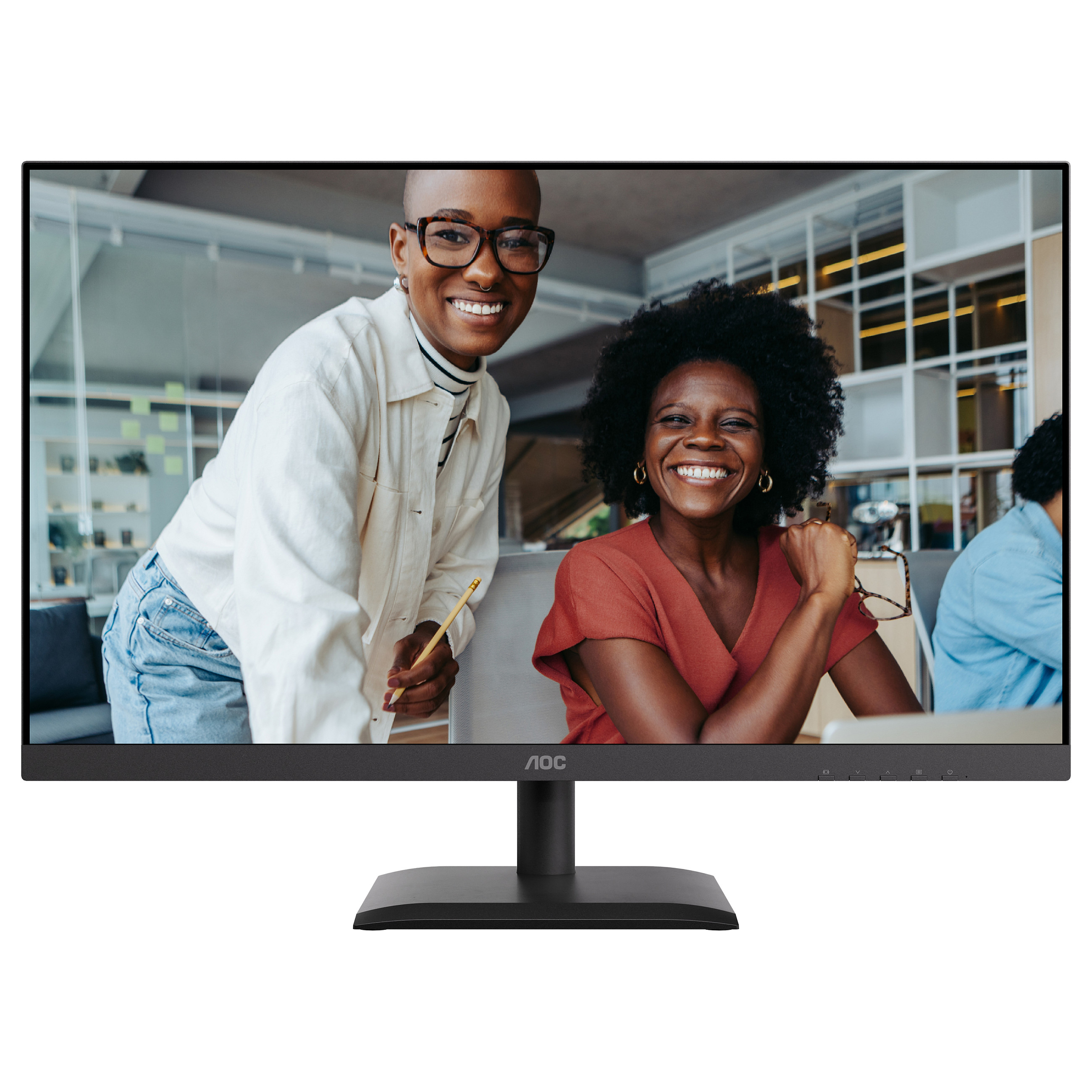 Monitor AOC U27E4CV / 27" / 4K Ultra HD IPS / LED / 60 Hz / 4 ms / HDMI+USB+DP+HDCP - Zezë - 4