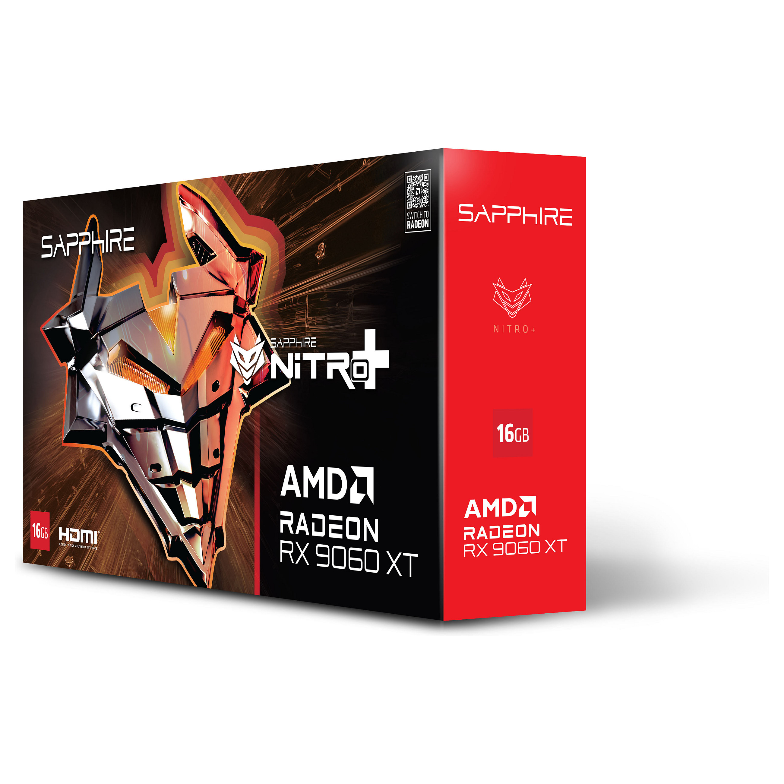 Kartelë Grafike AMD RX 9060 XT 16GB Sapphire Radeon Nitro+ GAMING OC GDDR6 3 Fan - 7