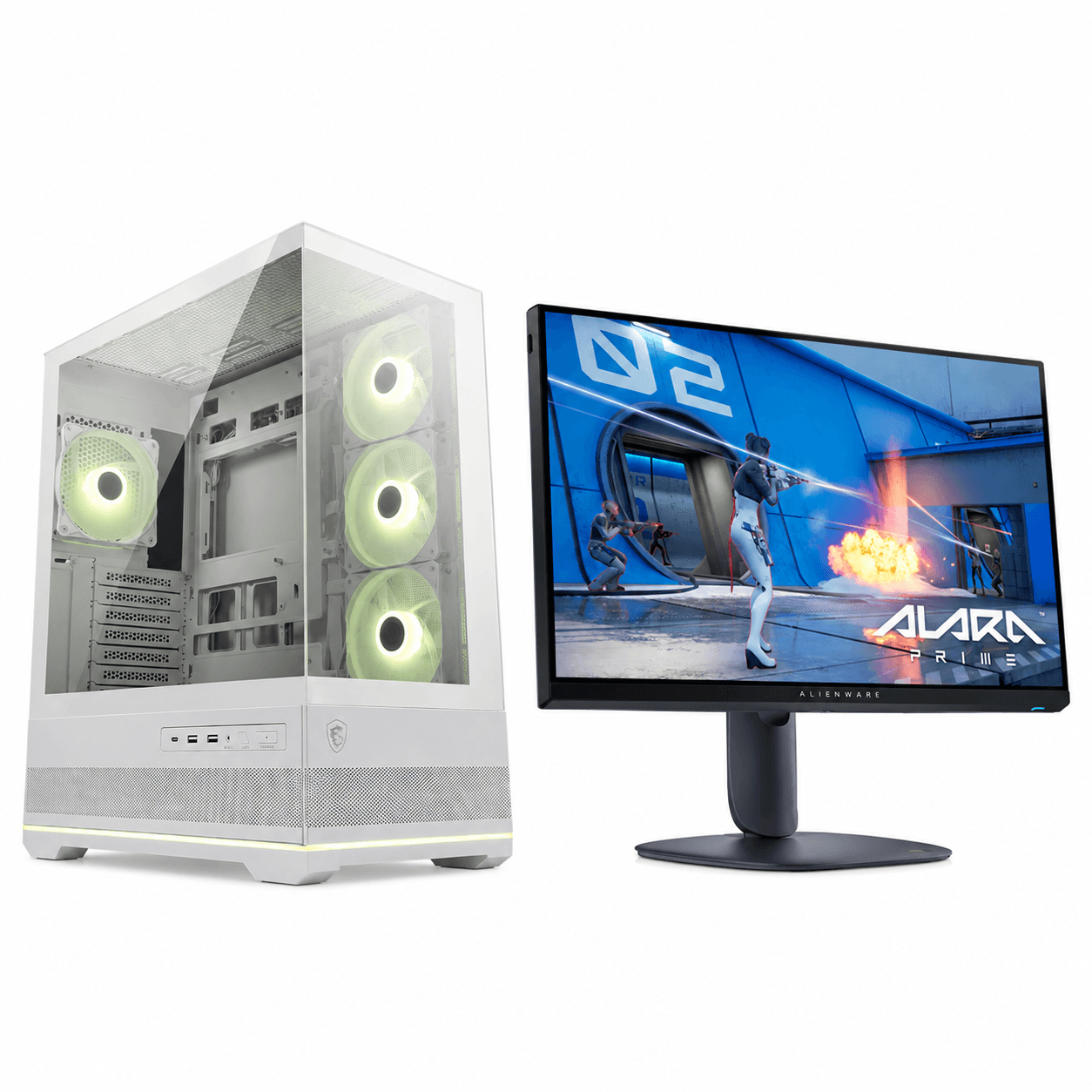 STARBUNDLE SERIES X9, Ryzen 7 9800X3D, 24GB DDR5, 1TB, RTX 5070 12GB, Case MSI MAG PANO 110R PZ + Monitor Gaming Dell MN AW2525HM, 25”, Full HD Fast IPS LED, 320Hz, 0.5ms 