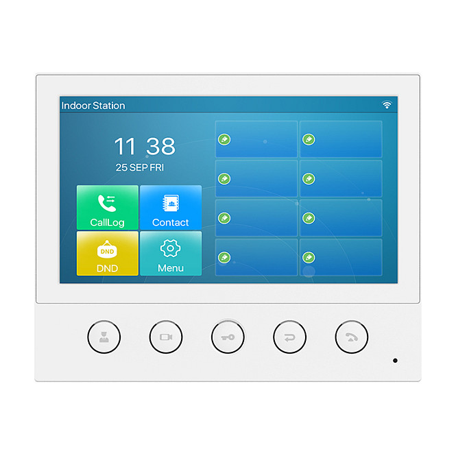 Intercom VoIP Fanvil i53W / 7" / SIP / Wi-Fi / PoE - Bardhë