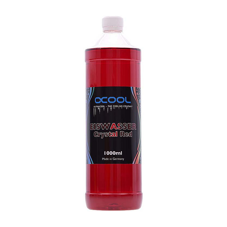 Lëng Ftohës Alphacool Eiswasser Crystal Red / 1000ml / I Para-Përzier / Për Water Cooling – Kuq
