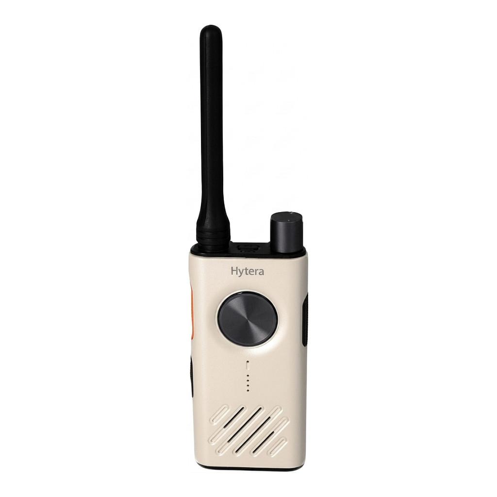Radiolidhje Hytera S1 HYT-S31 B1, UHF 446 MHz, 0.5W, Bateri Li-Polymer 2200 mAh, Dual PTT, Jack 3.5 mm, Antenë 5.4 cm – Bardhë
